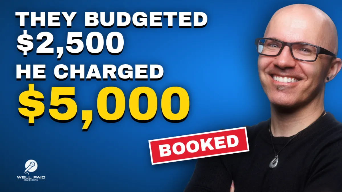 They budgeted $2,500, he charged $5,000, booked