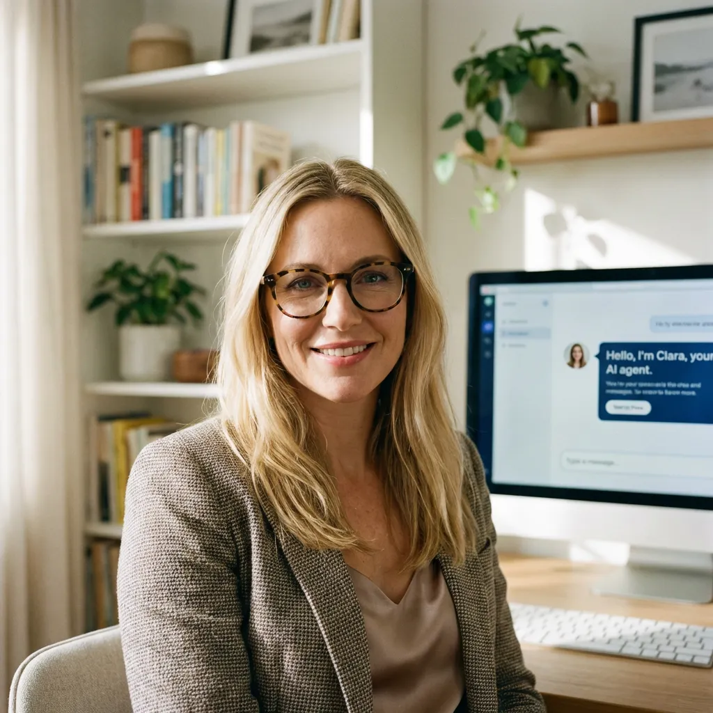 Friendly customer-support avatar