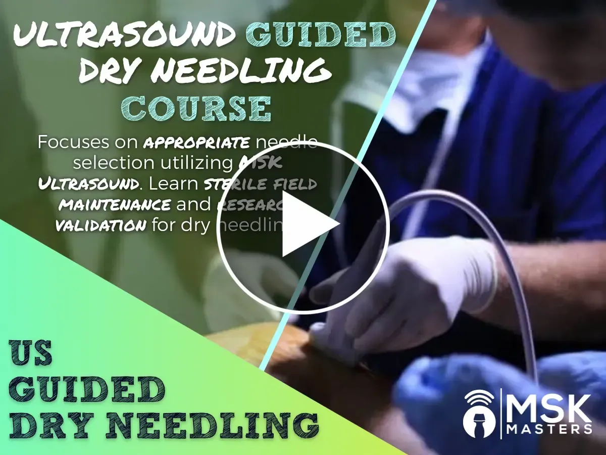 Dry needling / Ultrasound dry needling