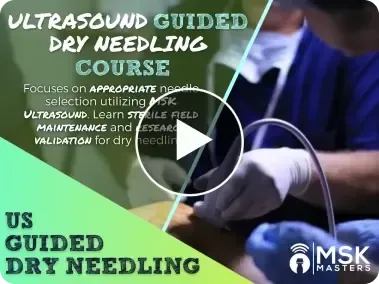 MSK Ultrasound Guided Dry Needling Course