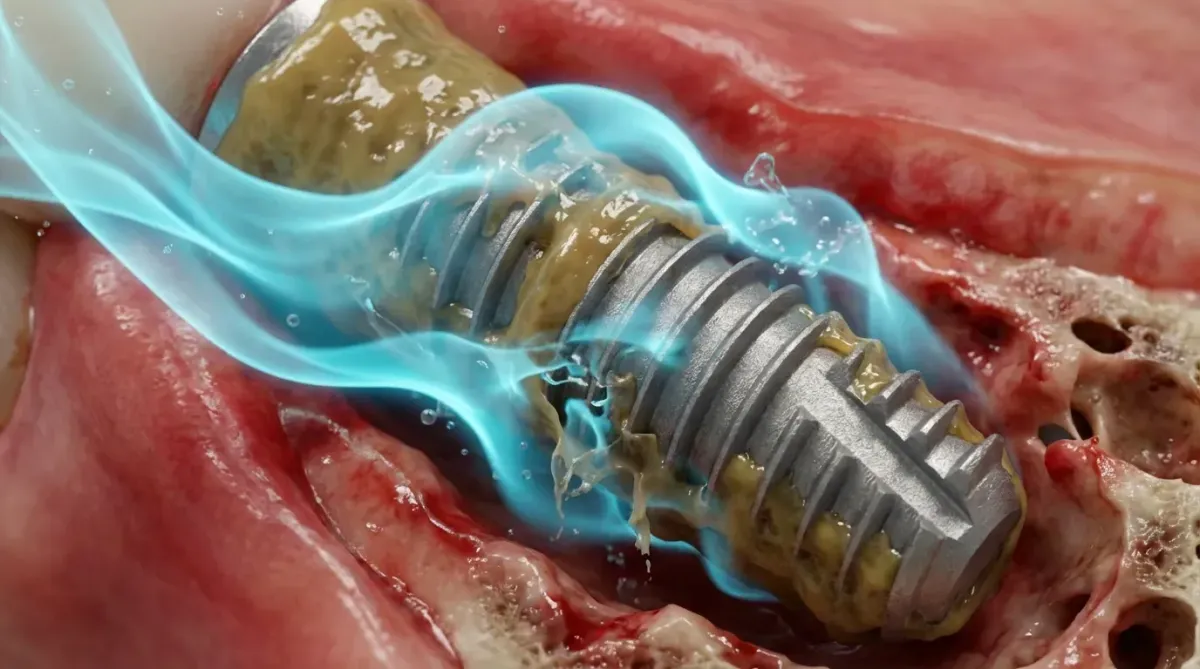 Manejo de la Periimplantitis y Mucositis: Descontaminación de Superficies y Cicatrización