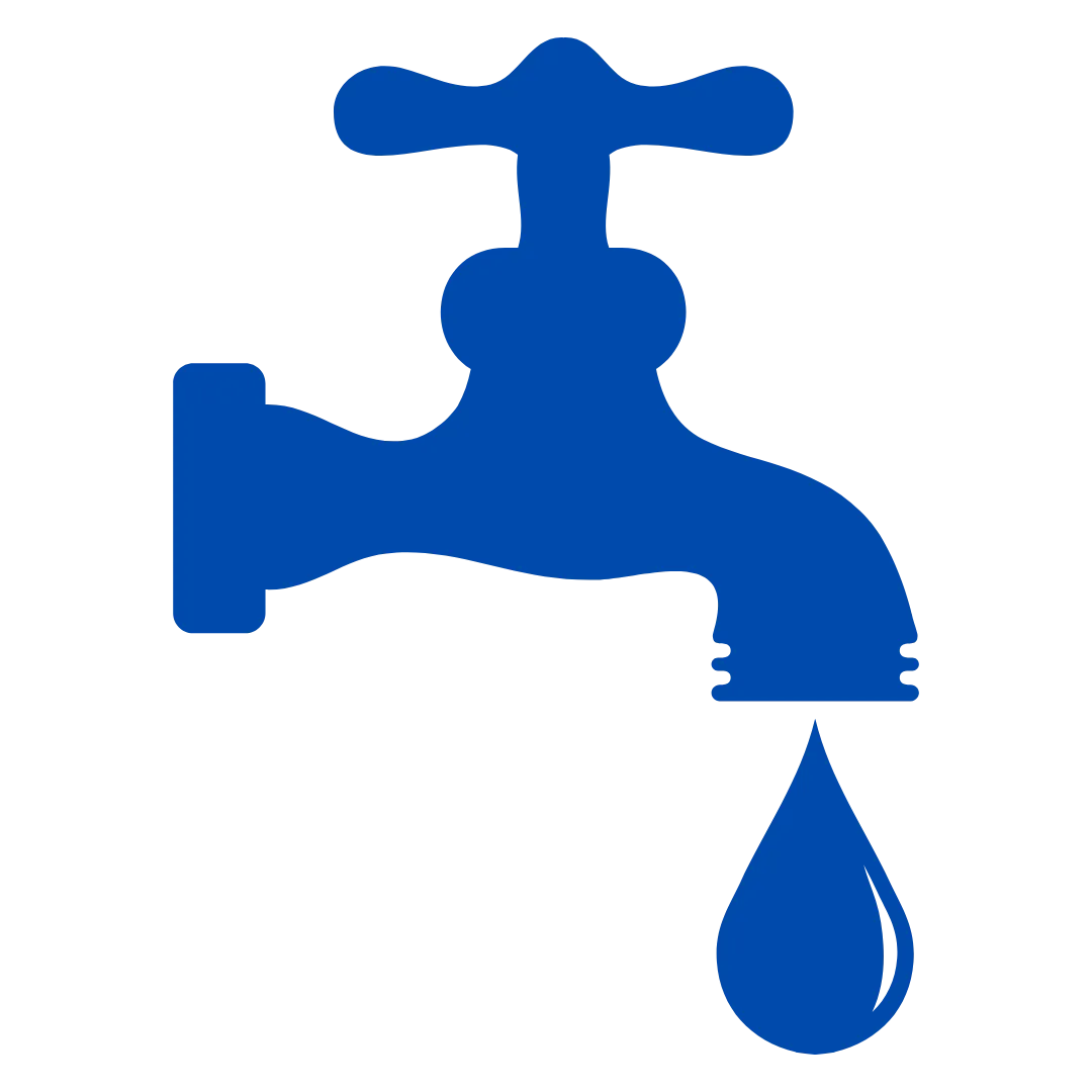icono de una llave de agua potabilizada simbolizando agua potable
