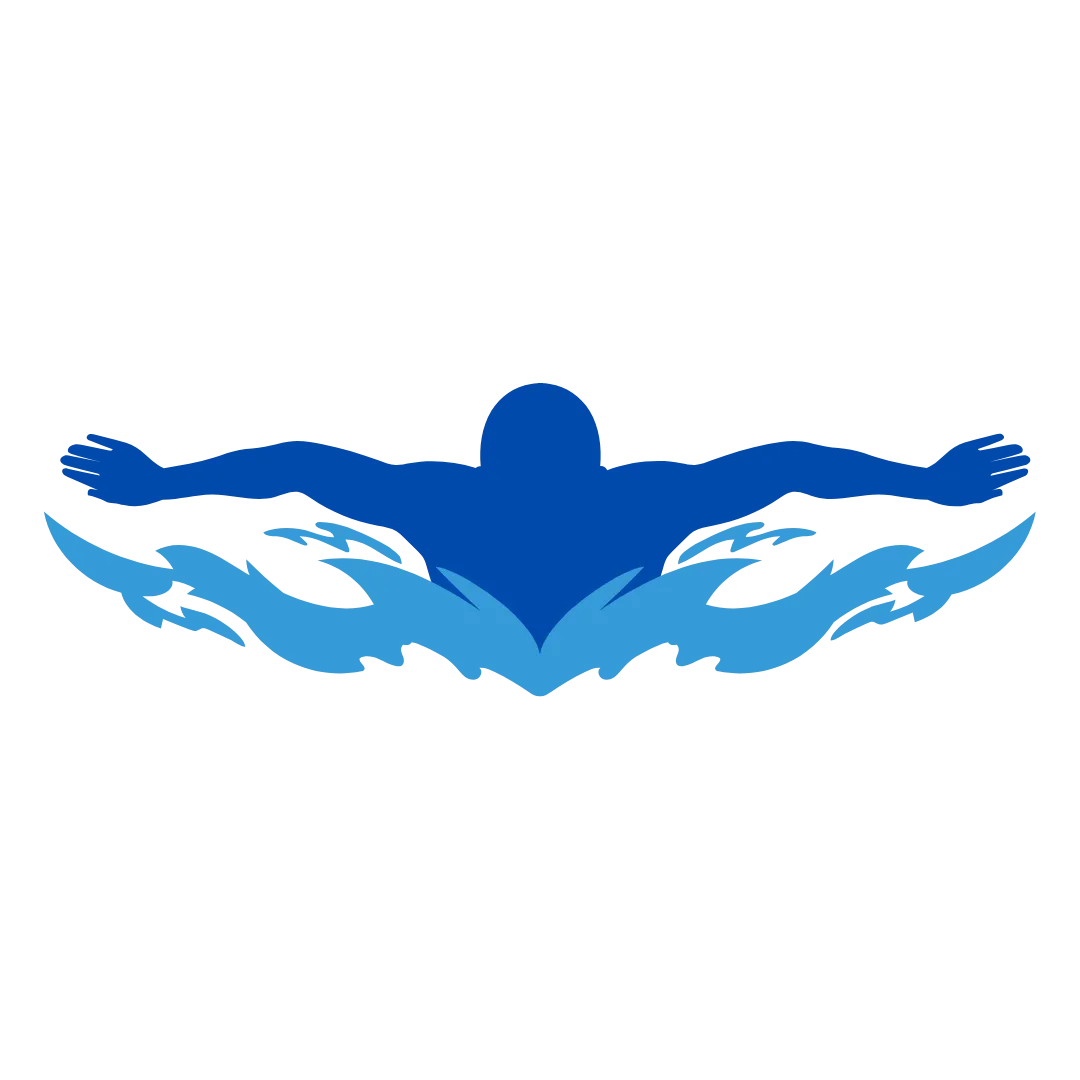 icono de una persona nadando en una piscina con agua cristalina gracias al ozono