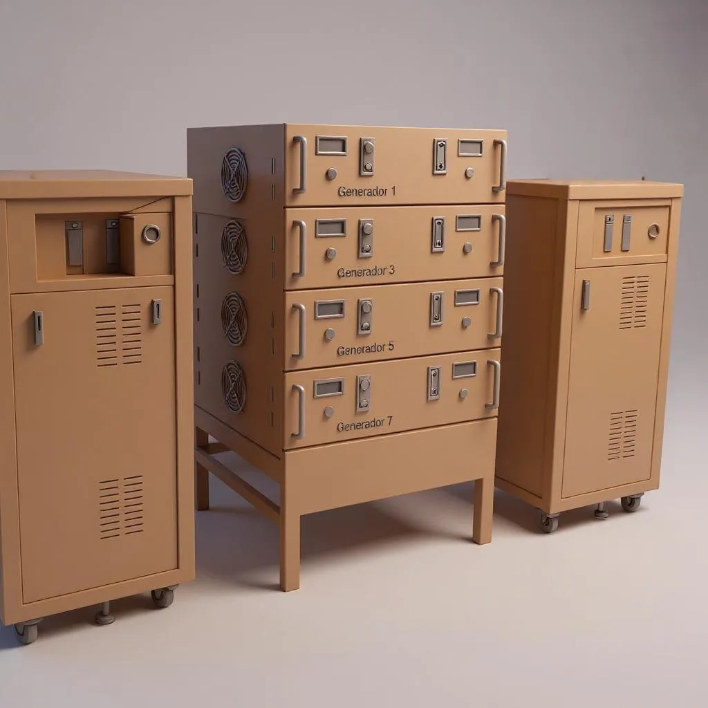 Comparativa de un modelo CAD 3D y el generador de ozono industrial a medida fabricado por Ozono Carbars.