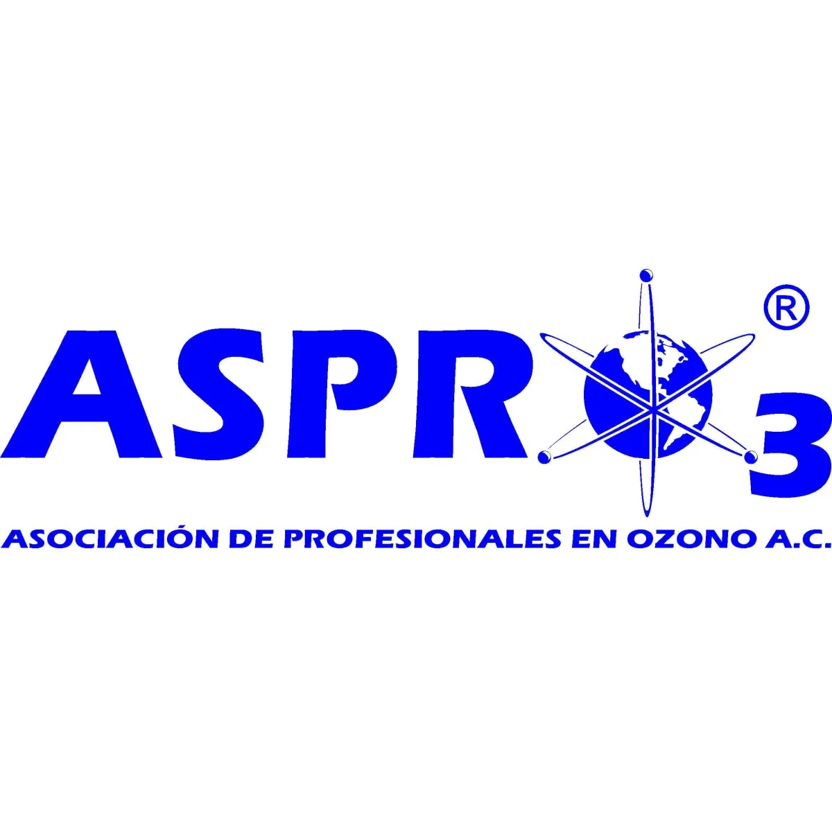 Logo de ASPRO3, la Asociación de Profesionales en Ozono, alianza estratégica de Ozono Carbars.