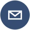 Icon of an envelope inside a dark blue circle, symbolizing email communication.