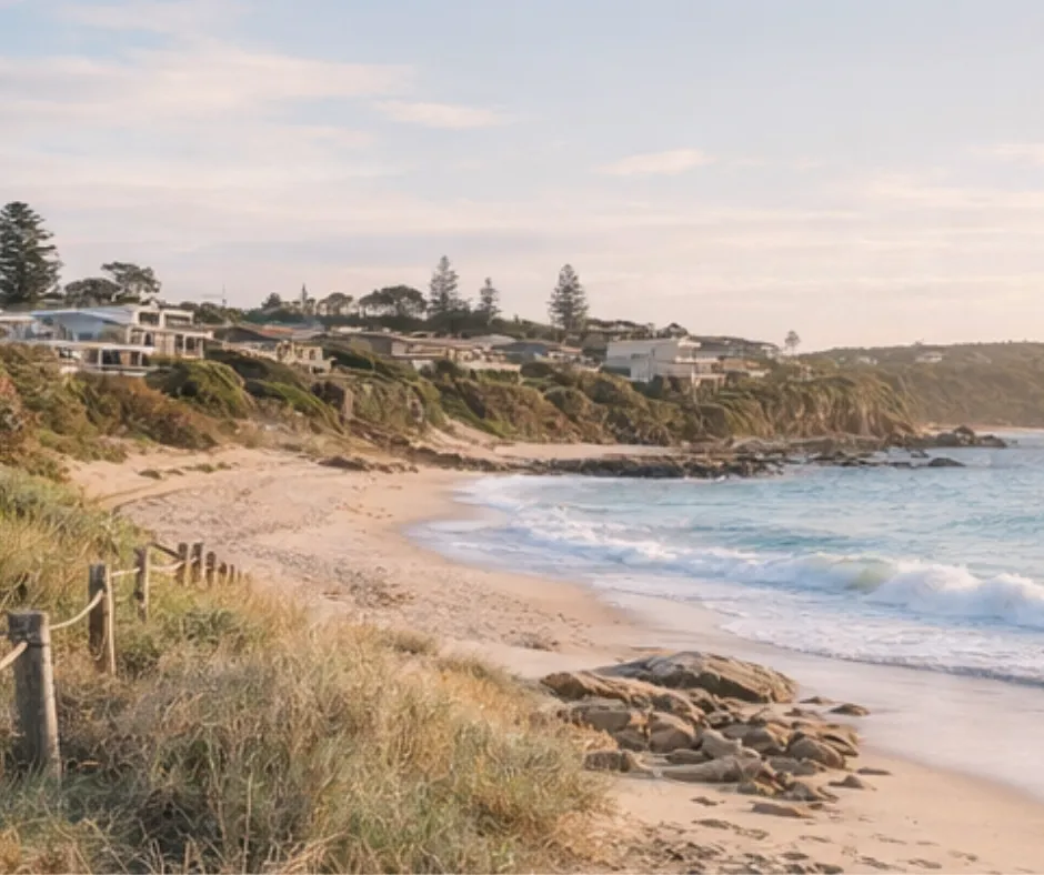 Barrack Point NSW coastline near Shellharbour and Wollongong