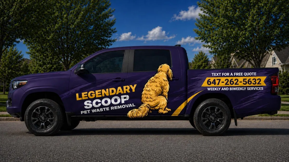 legendary scoop Dog poop removal york region 