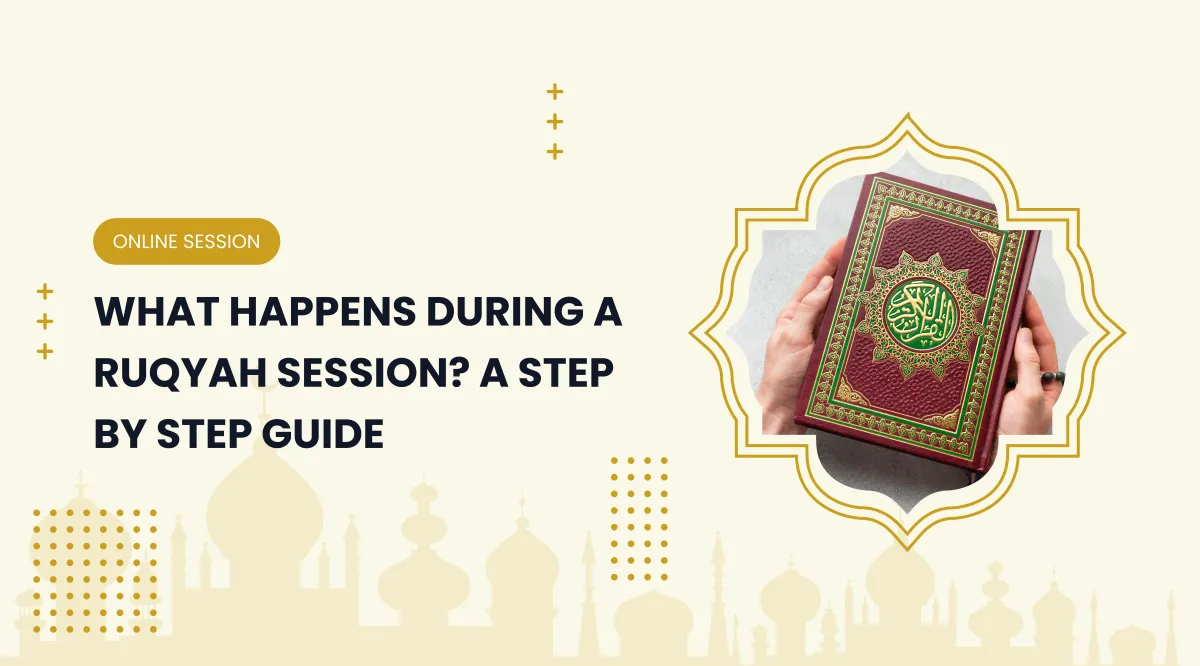 Muslim listening to Quran during an online Ruqyah session