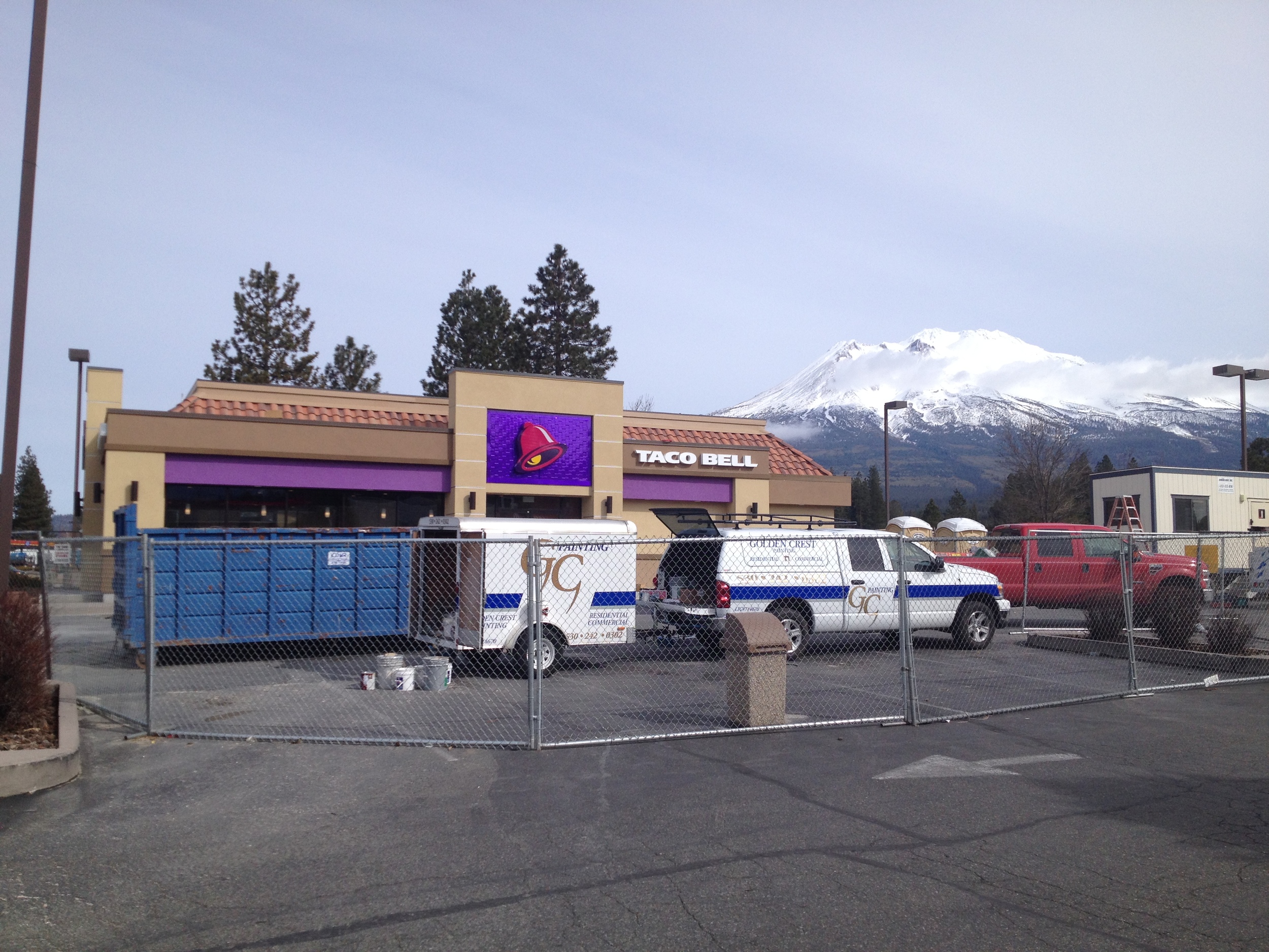 Commercial painting in Redding, California Golden Crest Painting