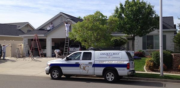 golden crest painting redding painter services