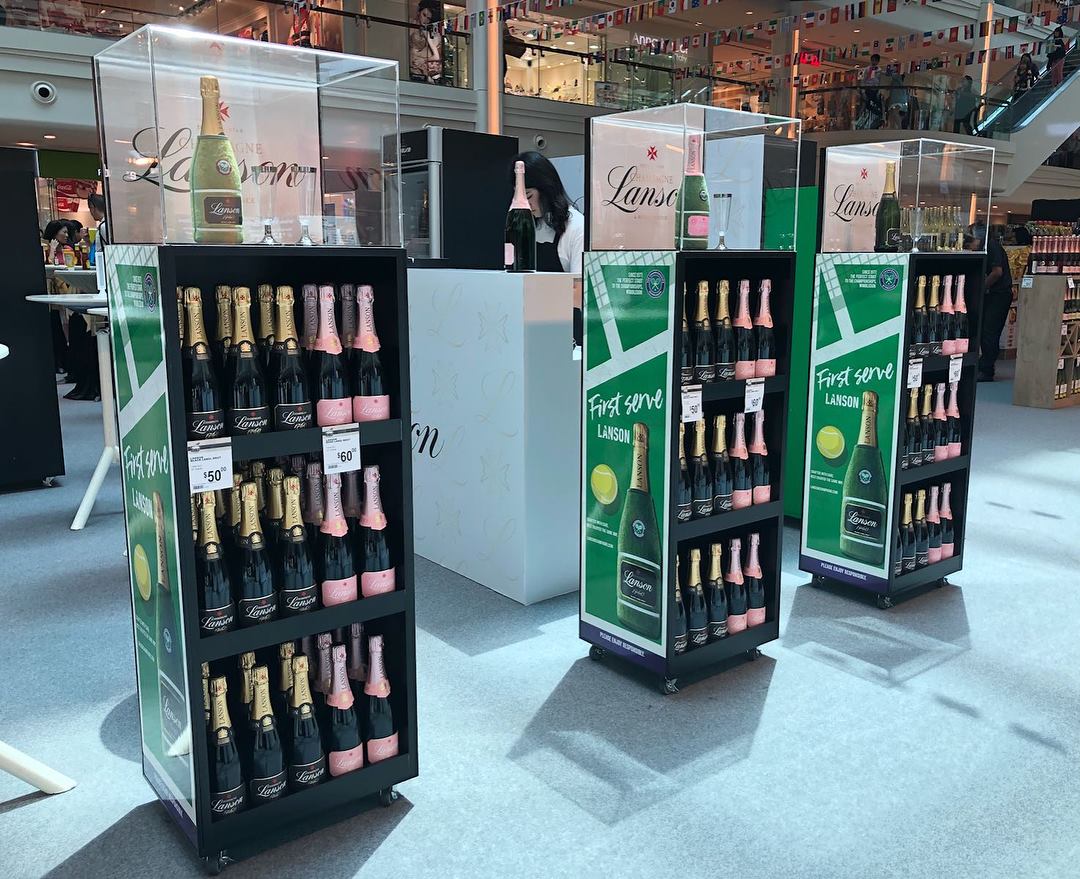 CHAMPAGNE LANSON AT COLD STORAGE PLAZA SINGAPURA