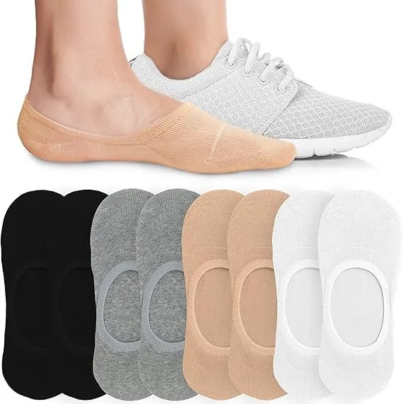 Eedor No Show Socks Womens Invisible Liner, Non Slip & Low Cut, Casual & Formal Wear, Soft & Stretchable