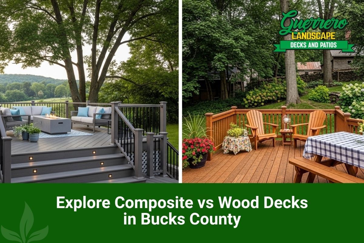 composite vs wood decks in Bucks County comparison for outdoor living