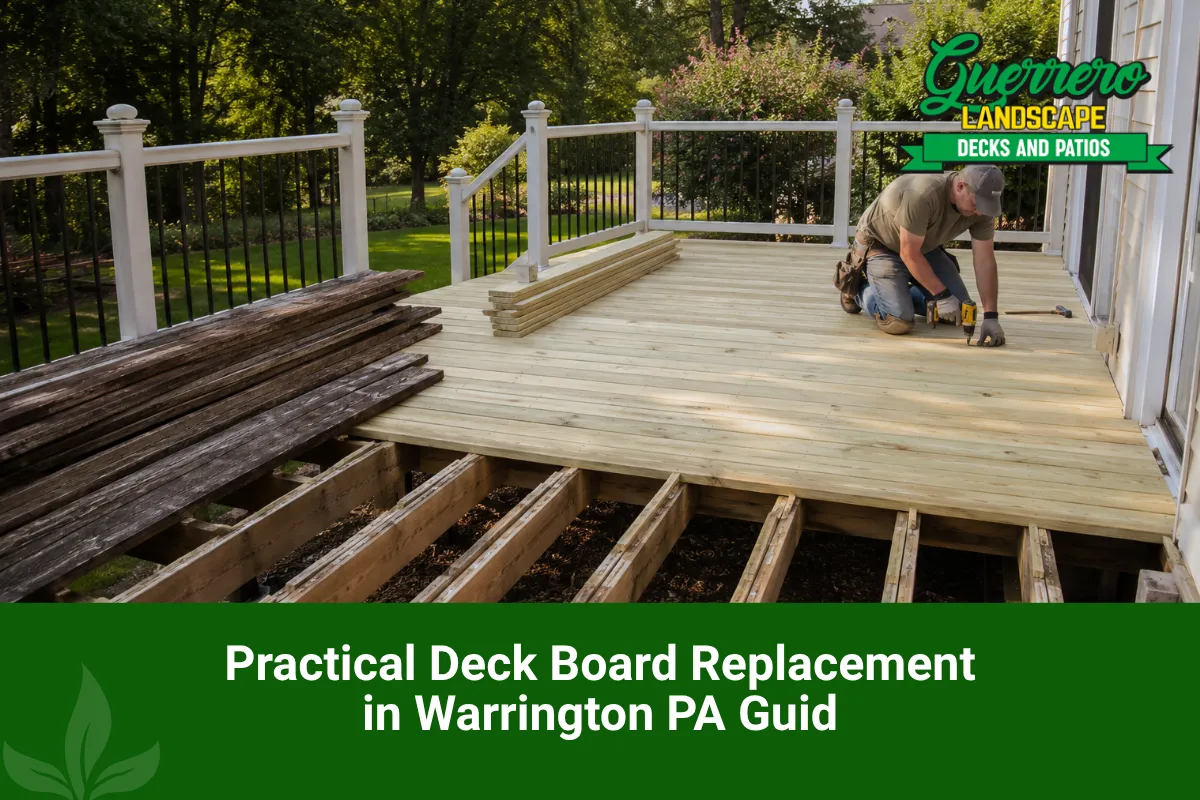 deck board replacement in Warrington PA for a safer outdoor deck