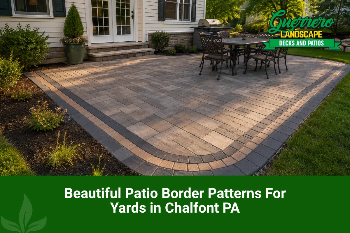 Beautiful Patio Border Patterns For Yards in Chalfont PA