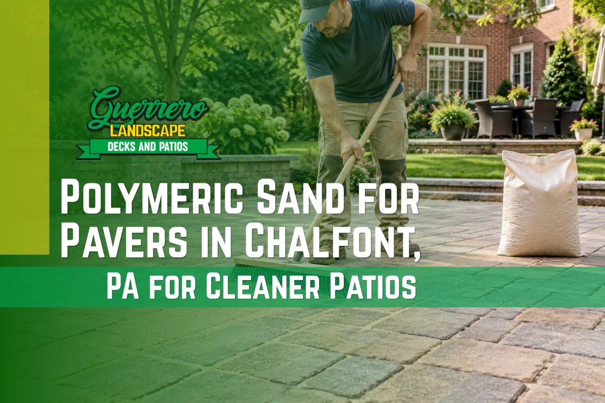 Polymeric Sand for Pavers in Chalfont, PA for Cleaner Patios