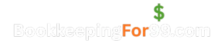 Booqkeeping black logo — official logo in footer of bookkeeping, payroll, and tax services website
