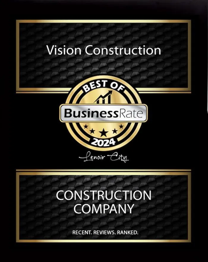 Vision construction best of the best Knoxville TN 2024