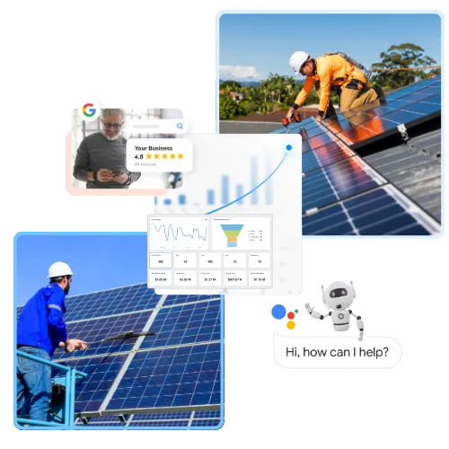 AI Marketing for Solar Companies | More Installs. Less Effort.