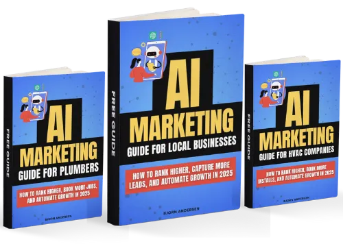 Answer Engine Optimization (AEO) showing top AI search results for local businesses