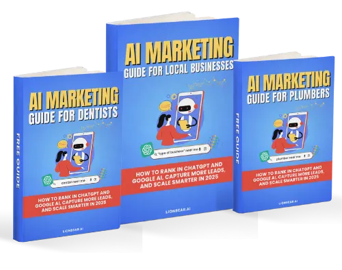 Answer Engine Optimization (AEO) showing top AI search results for local businesses