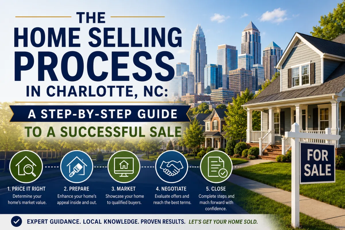Experienced Realtor in Charlotte, NC guiding homeowners through the home selling process with expert marketing and local market knowledge.