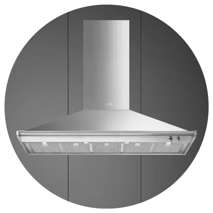 Smeg extractor fan parts and accessories for kitchen ventilation