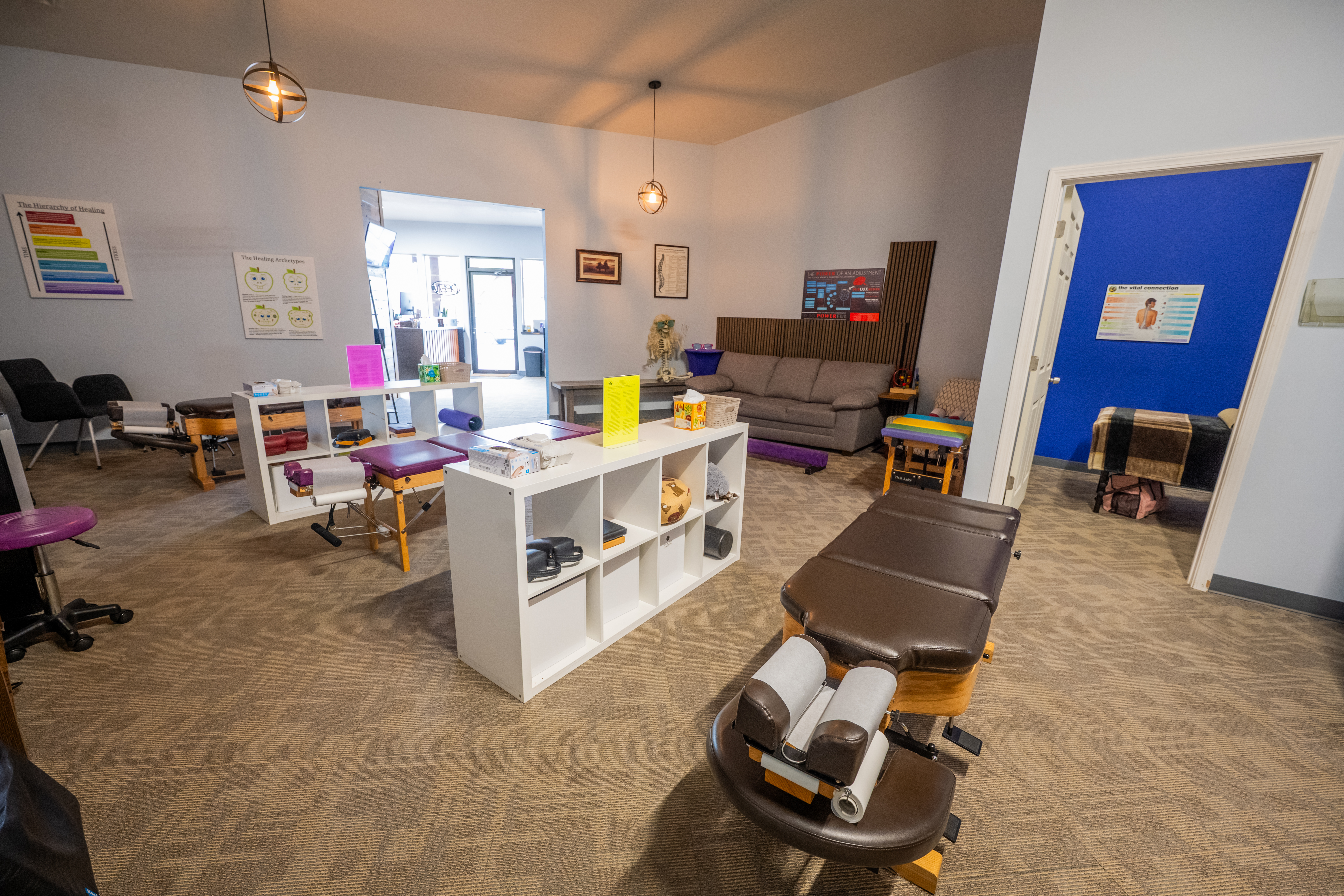 Soft lifestyle photo of family chiropractic care