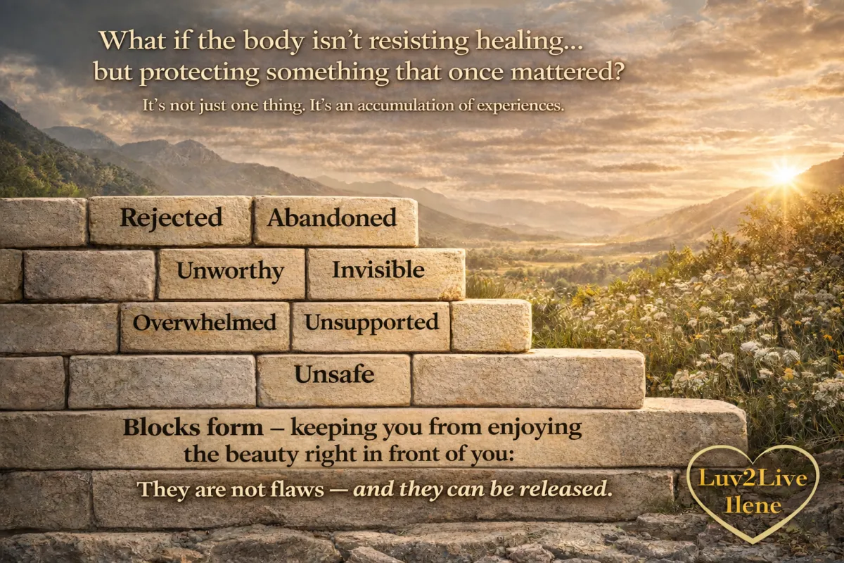 emotiona b,locks, you're not broken you're blocked, be iefs, emotional beliefs