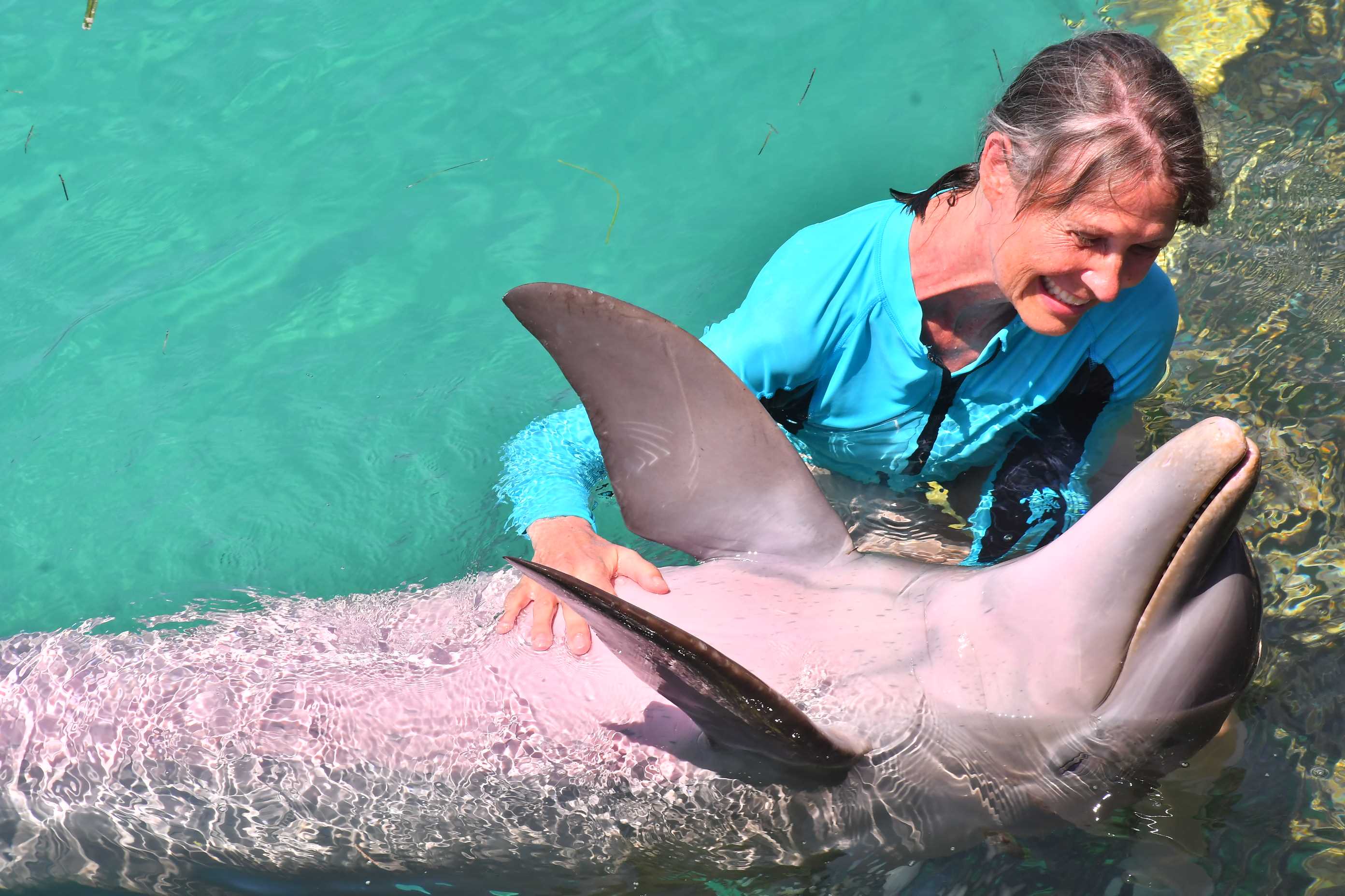 Ilene Luv2Live Ilene swimming dolphins active healthy 58 NRF2 Protandim cellular health personal results