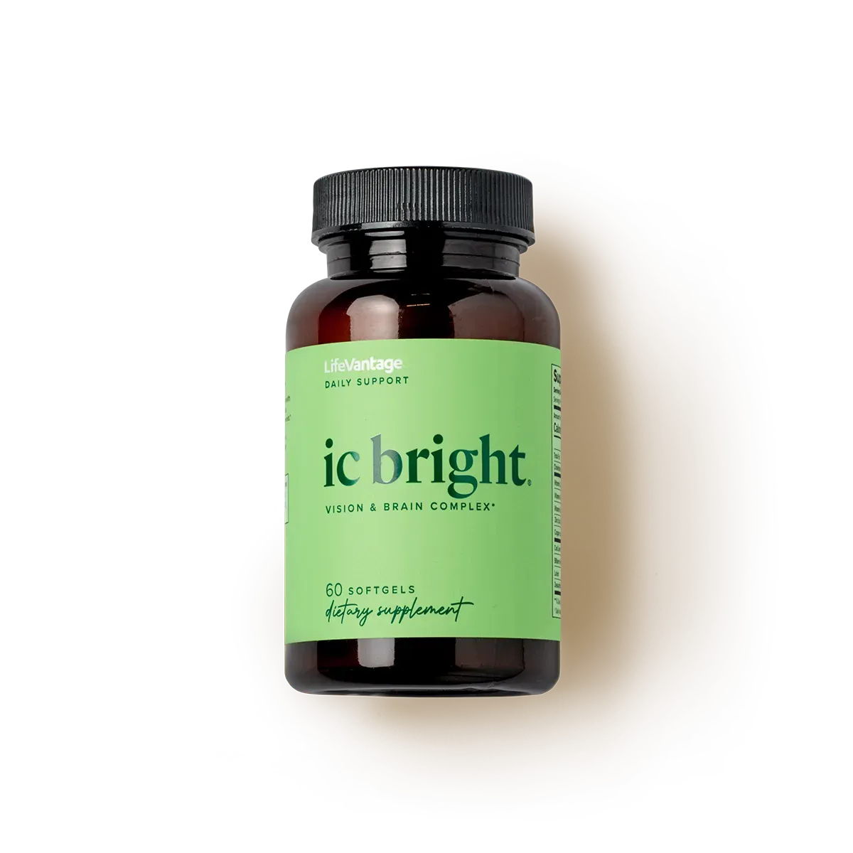 LifeVantage IC Bright supplement bottle vision eye health
