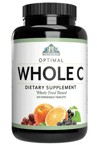 Optimal Health Systems Whole C chewable tablets bottle 60 tabs chewable