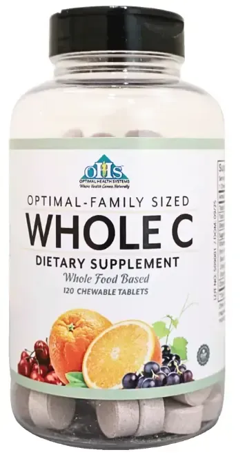Optimal Health Systems Whole C chewable tablets bottle family size 270 count