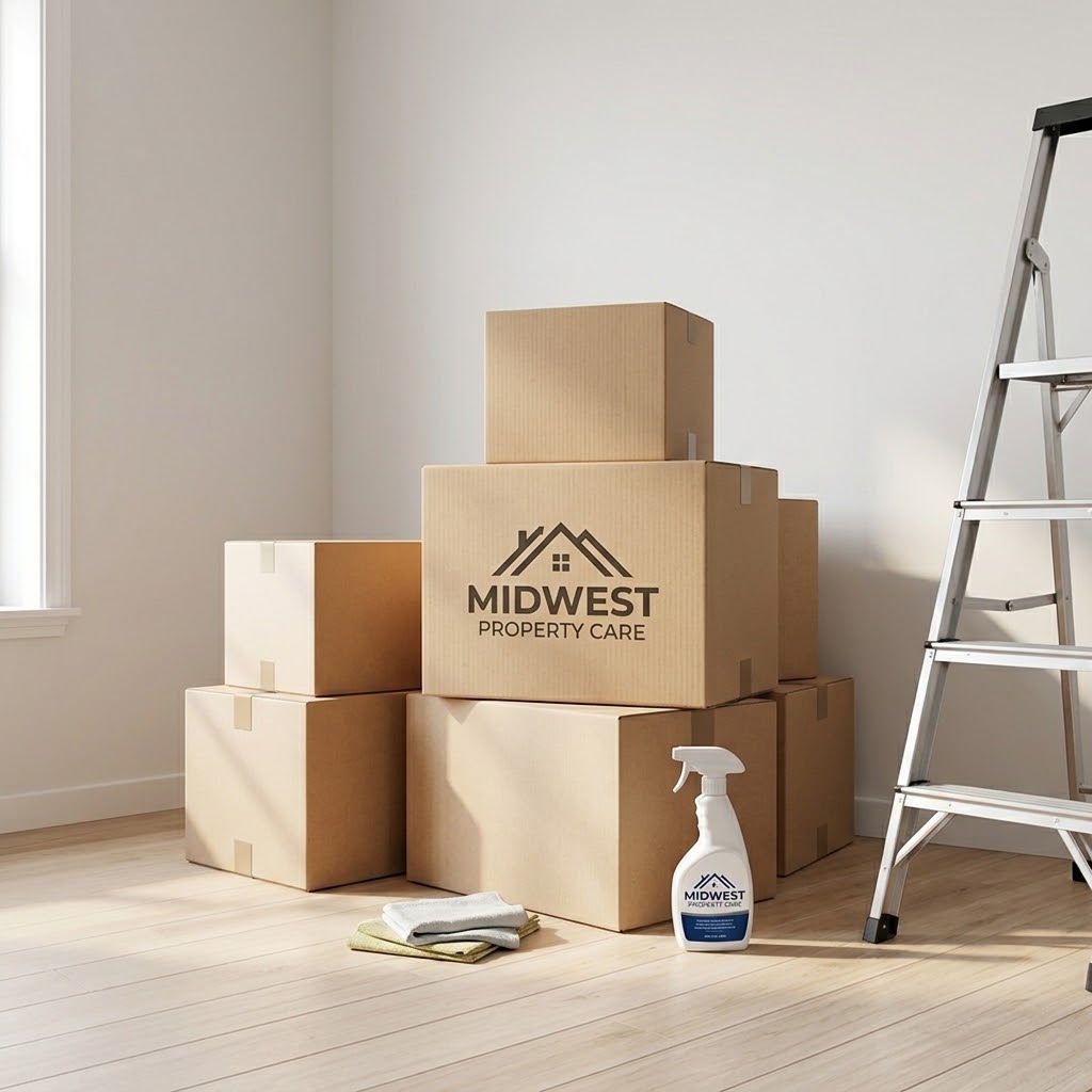 Move in and move out professional house cleaning services in Fort Wayne, IN by Midwest Property Care.
