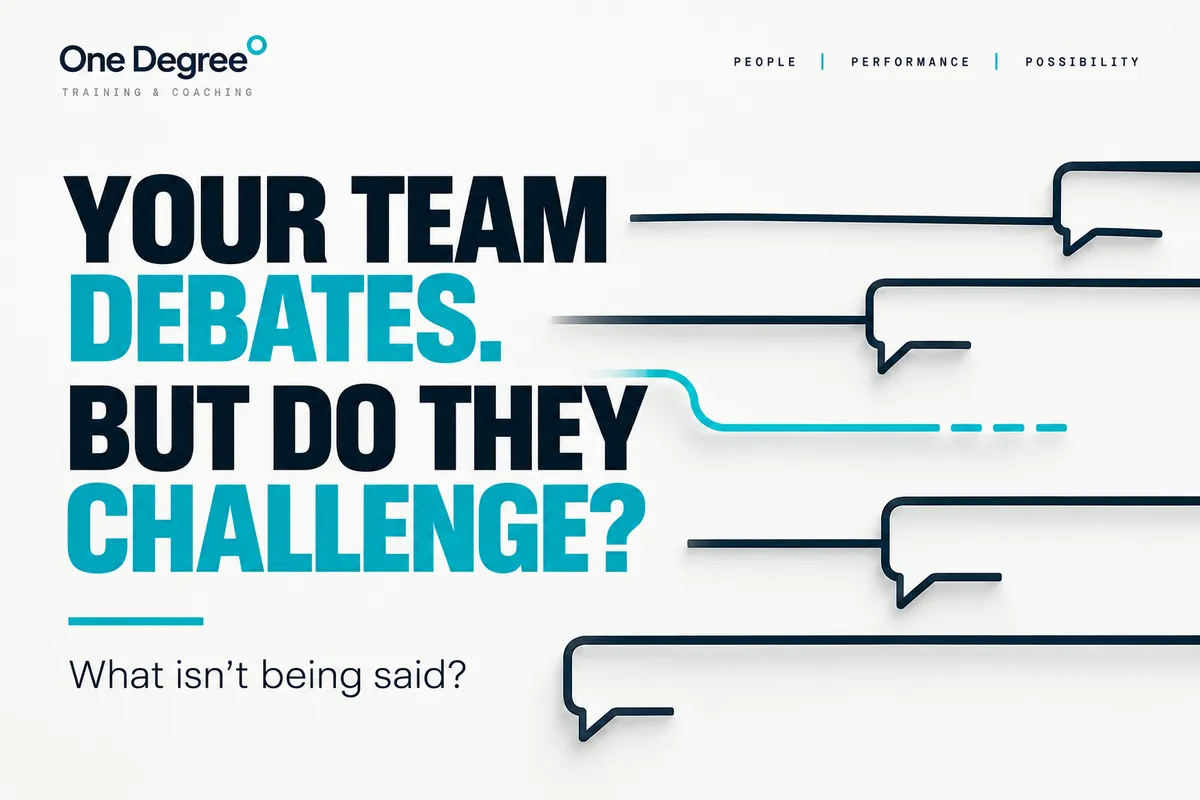 Just Because Your Team Doesn't Argue Doesn't Mean It's Healthy