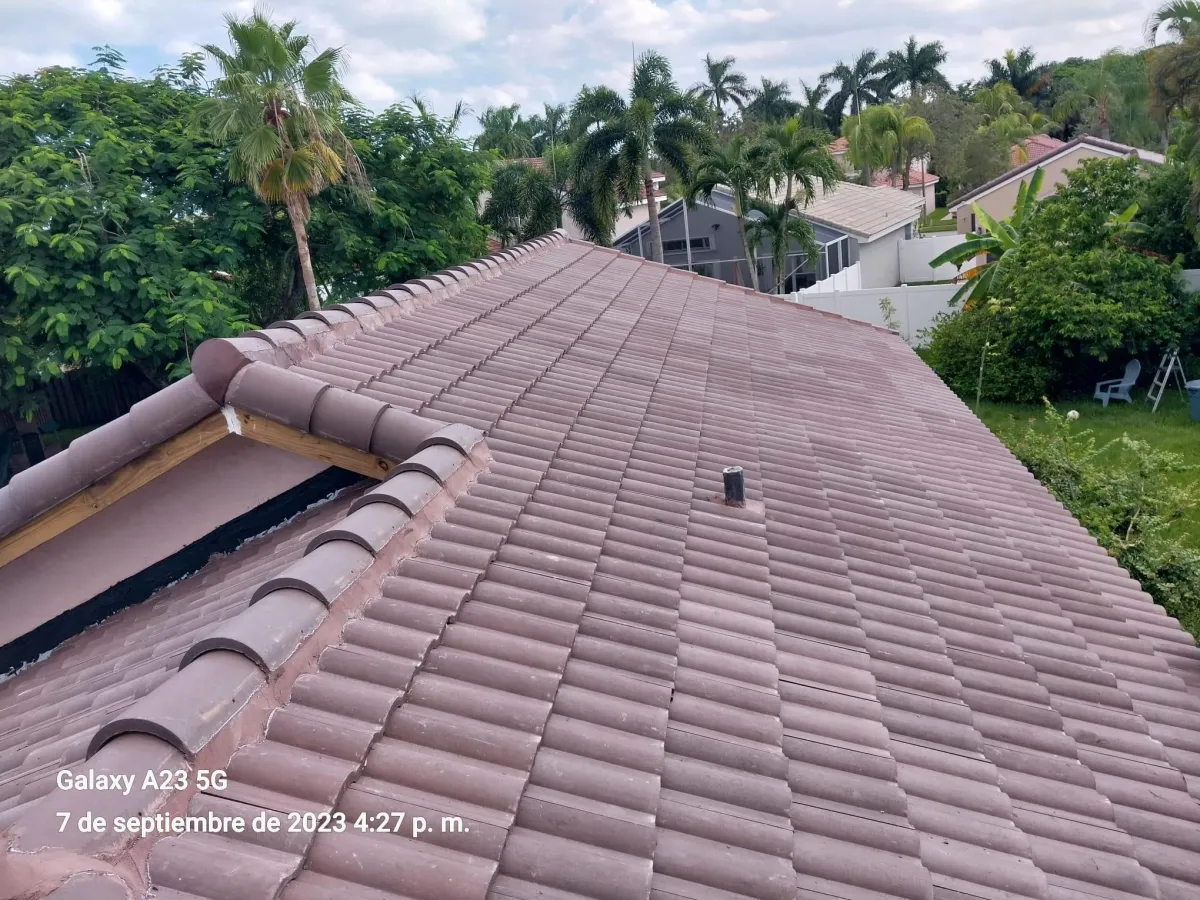 barrel tile roof