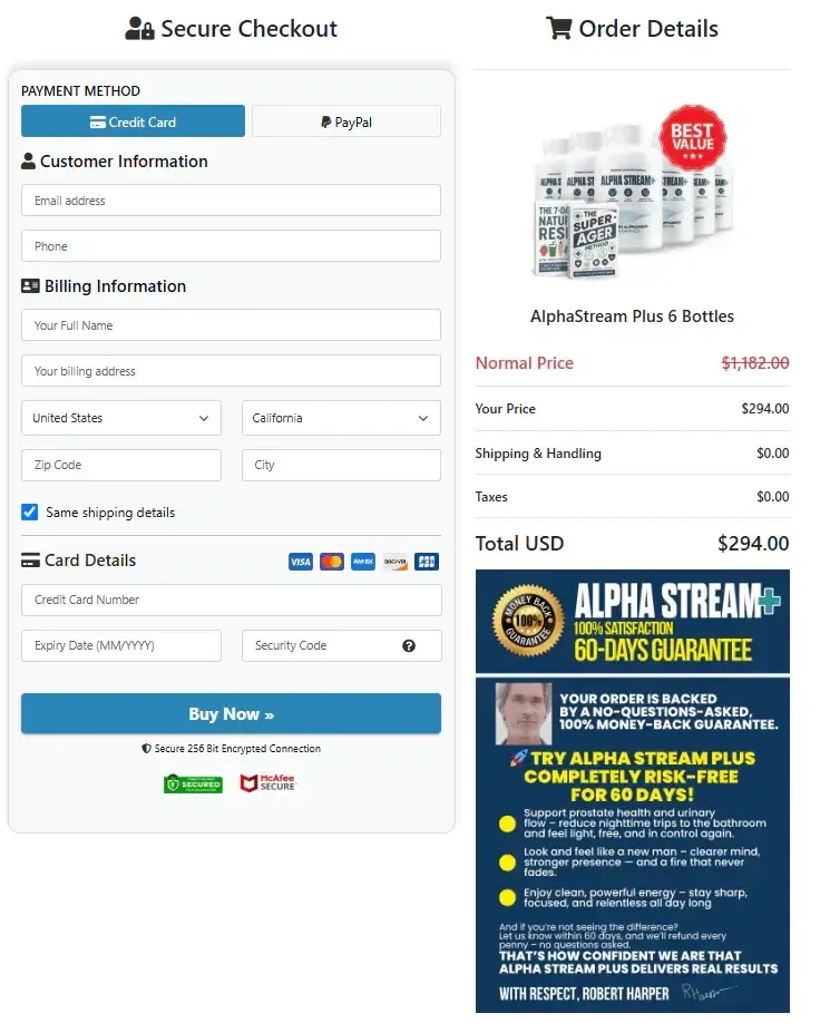 alpha stream plus official website