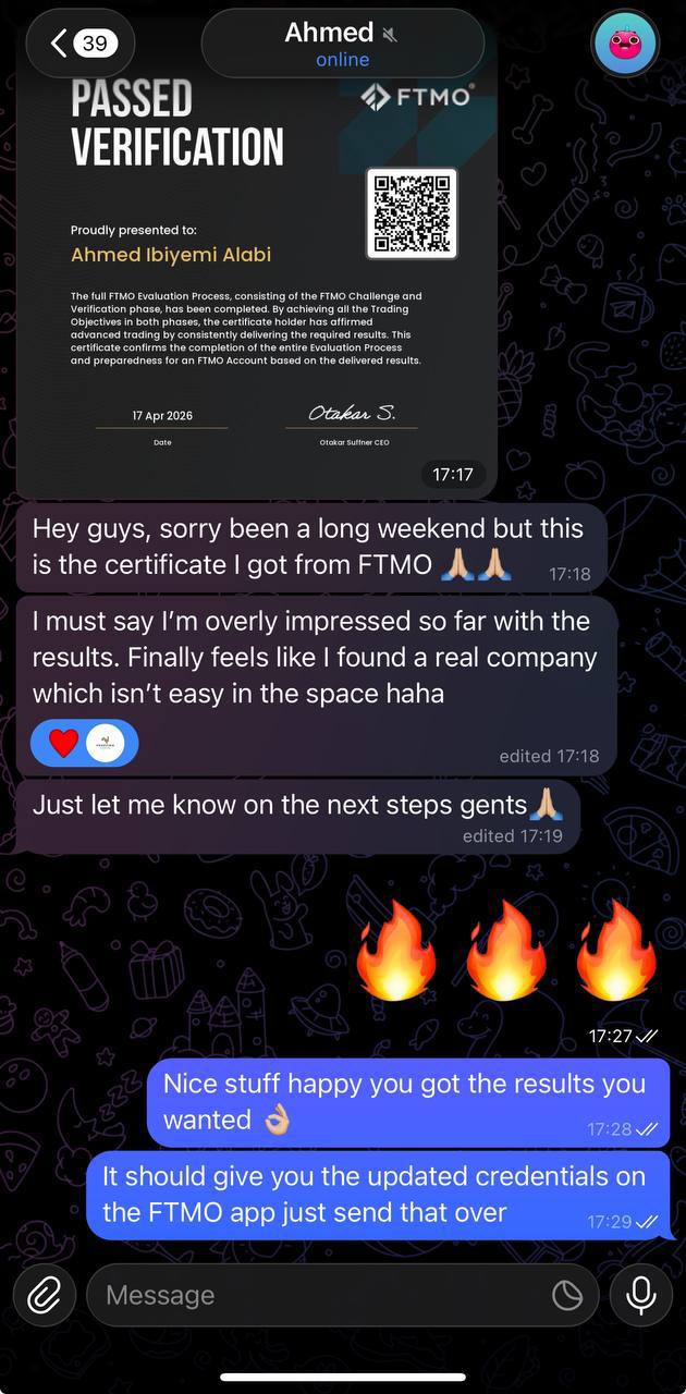https://trader.ftmo.com/certificates/verify?hash=2VvD7CAYsWCPyrQ%2Bub%2FEAQ%3D%3D