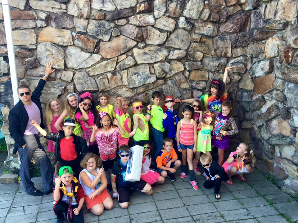 Group of kids having fun at Treasure Castle Playland