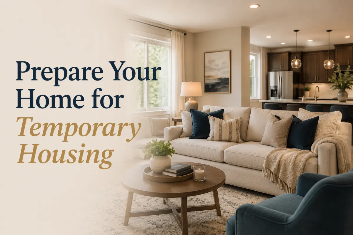 Prepare Your Home for Temporary Housing