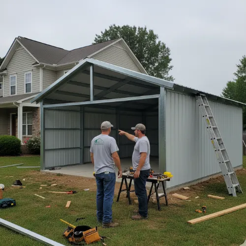 Durable pre-engineered metal building designed by Charlotte Metal Buildings