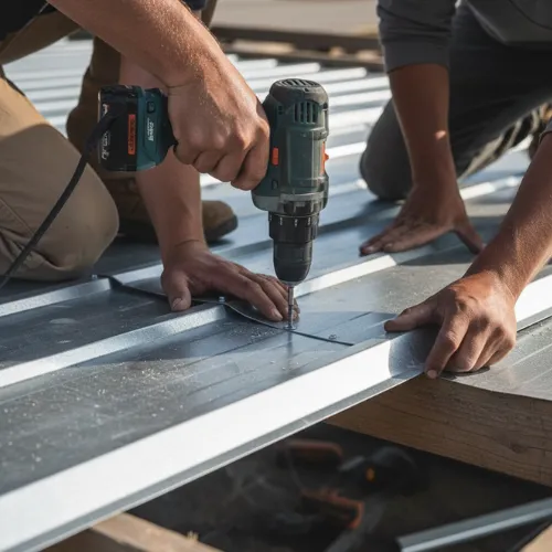 Custom steel warehouse built by Charlotte Metal Buildings