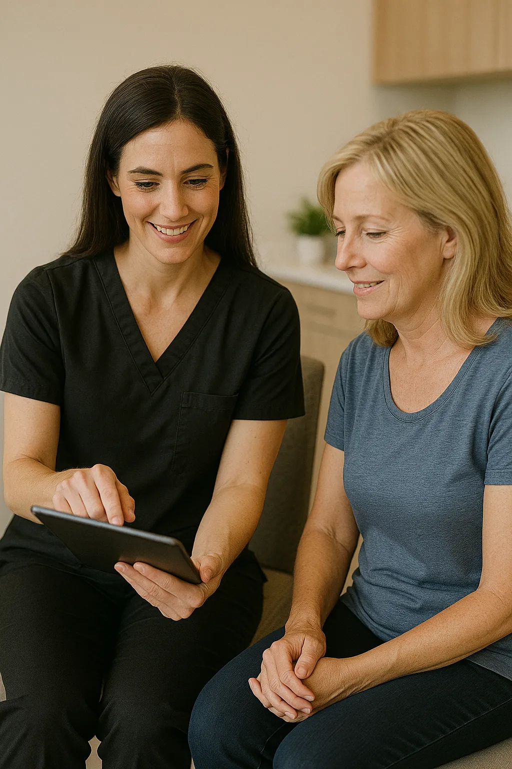 black bed frame on brown wooden parquet floor