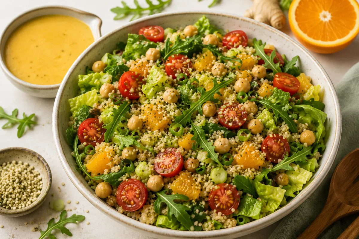 Colorful Quinoa Citrus Salad Bowl