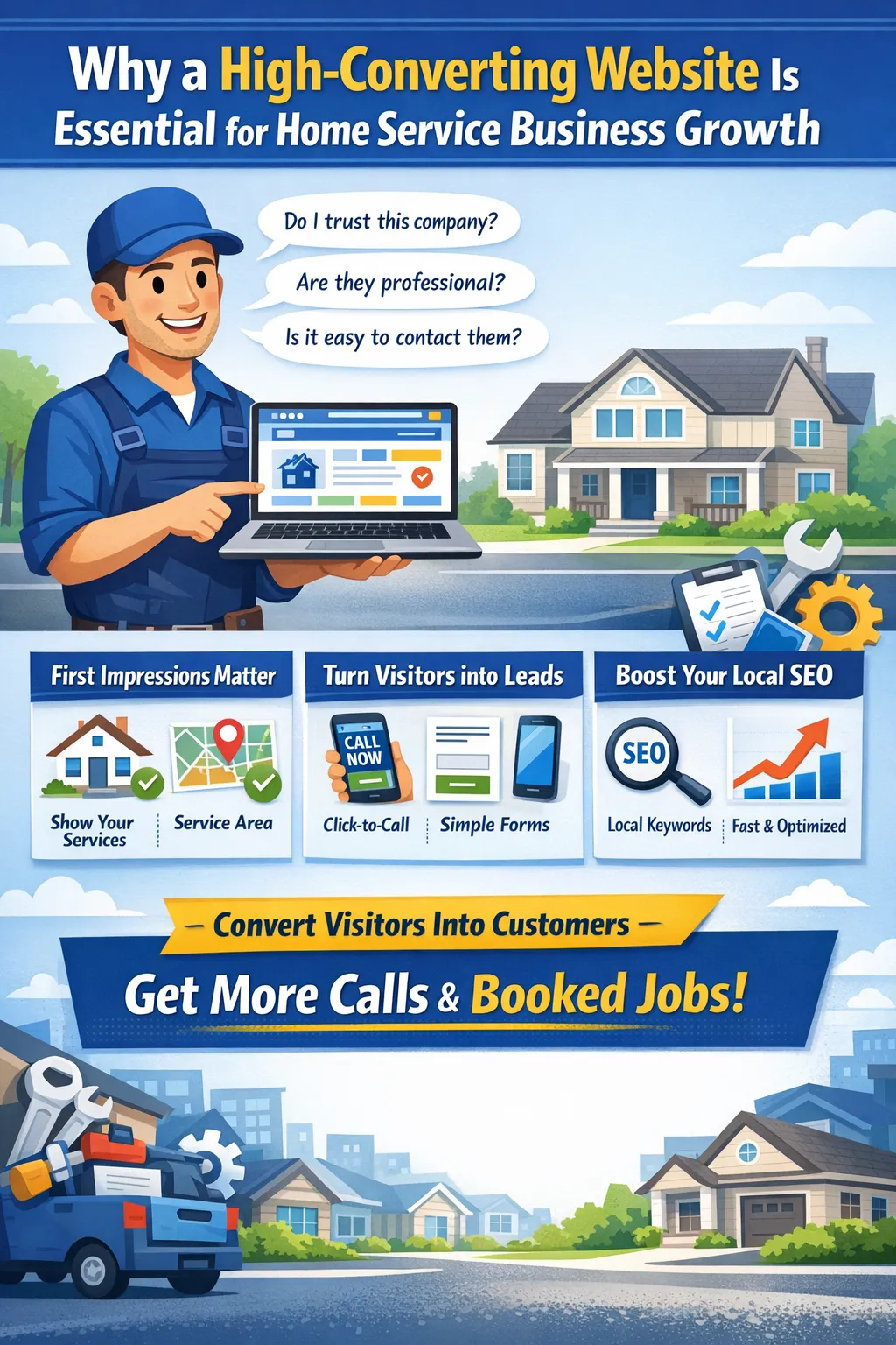 Why a High-Converting Website Is Essential for Home Service Business Growth
