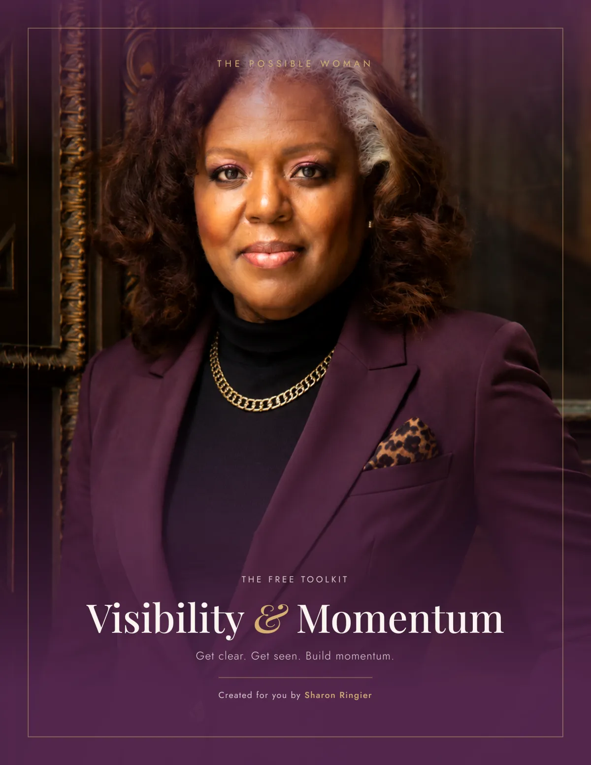 Visibility & Momentum free toolkit by Sharon Ringier for women entrepreneurs