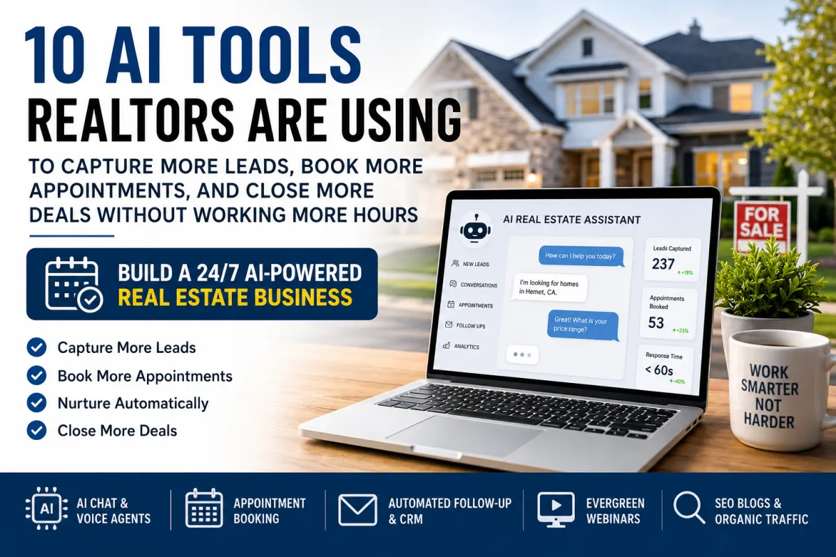 10 AI Tools Realtors Are Using to Capture More Leads and Close More Deals