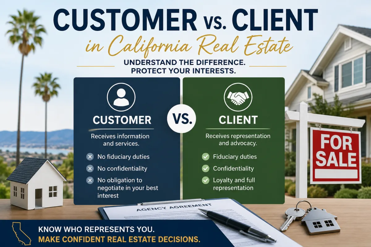 Customer vs Client in California Real Estate: What's the Difference?