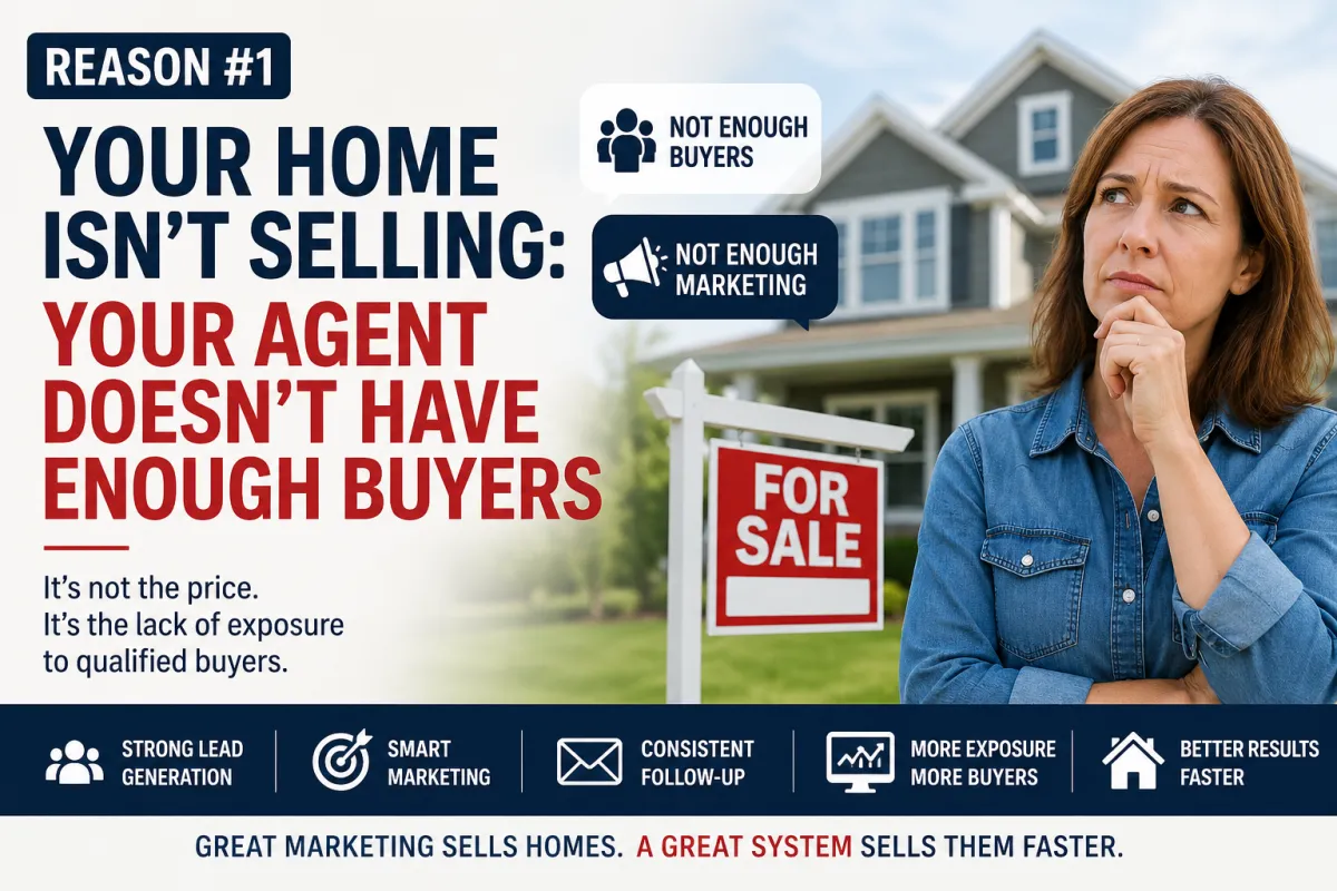 Why Your Home Isn't Selling: The Buyer Problem Explained